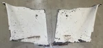 1967 1968 Ford Mustang Coupe Orig White Interior Rear Quarter Trim Side Panels Used. Price: $179.00.