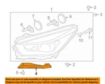 Ford Oem 17-19 Escape Headlamp Components-support Bracket GJ5Z17C973A New. Price: $36.31.