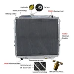 Aluminum Radiator For Toyota Runner 3RZ-FE 5VZ-FE 2.7L 3.4L 1996-2002 33MM New. Price: $170.00.