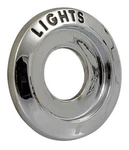 1967-68 Mustang Cougar Headlight Switch Bezel Die-cast New. Price: $25.50.