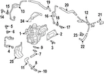 Genuine Nissan Turbocharger Stud 14064-6RC0A New. Price: $11.33.