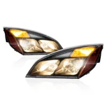 Pair Fit For Freightliner Cascadia 2018-UP Headlamp Assembly Black W/ Bulb 12V New. Price: $249.59.