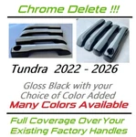 Custom Black & Color Door Handle Overlays / Covers Fits 2022-2026 Toyota Tundra New. Price: $125.00.