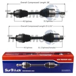 Surtrack Pair Set Of Front Cv Axle Shafts Ford F-150 Svt Raptor 2010-2014 New. Price: $268.95.