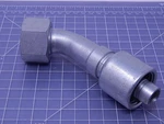 Gates G25235-1216 12GE-16FFORX45 Hydraulic Hose Fitting T106206 Used. Price: $40.00.