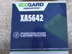 Air Filter-flex Ecogard XA5642 H12 New. Price: $12.95.