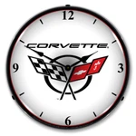 C5 Corvette 2 Logo, Lighted Backlit Led Wall Clock Gm Licensed Free Shipping New. Price: $169.95.