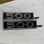 1967 Ford Galaxie Custom 500 Emblems Original C7AB-62290C98B Used. Price: $50.00.