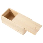 Useekoo Unfinished Wooden Storage Box With Sliding 7.8" 3.9"X 3.1", New. Price: $18.98.