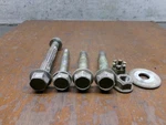 98 - 02 Honda Accord Rear Spindle Knuckle Mounting Bolts/nuts Used. Price: $42.36.