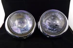 Porsche 911 Chrome Sugar Scoop Headlight Pair Hella Headlamp Used. Price: $395.00.