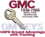 1936-1966 Gmc Doors Glovebox Trunk Key Cut To Code 8001-8250 New. Price: $11.99.