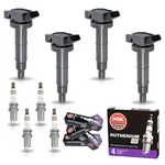 Ignition Coils & Ngk Ruthenium Spark Plugs For Toyota Camry 2002-2011 2.4L New. Price: $106.99.
