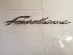 Original 1962 Ford Fairlane Emblem Script C20B-6250401-D Qty Used. Price: $40.00.