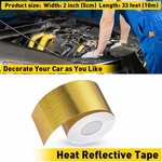 2" 33FT Gold Intake Heat Reflective Tape Wrap Self-adhesive High Temperature Us New. Price: $13.29.
