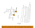 Gm Oem 84-16 Rear Lamps-tail Bulb 9438848 New. Price: $5.05.