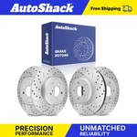 Front Rear Drilled Slotted Brake Rotors For 2006-2023 Dodge Charger New. Price: $116.00.