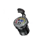 Type-c QC3.0 Usb Car Fast Charger Power Socket Outlet W/led Voltmeter 12V-24V New. Price: $16.06.