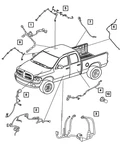 Genuine Mopar Body Wiring 56051391AD New. Price: $527.20.
