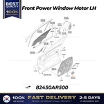 Genuine Front Power Window Motor Lh 82450AR500 For Hyundai Genesis GV70 New. Price: $129.00.