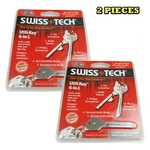 2PC Swiss+tech 6 1 Utili Key Tool Multifunction Edc Stainless Steel B04 Pa New. Price: $17.86.