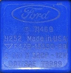 Ford Mercury Lincoln, F150 Ranger Turn Signal Flasher Relay H252 #F4ZB-13350-BB Used. Price: $34.99.