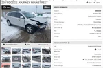 (local Pickup Only) Windshield Glass Without Humidity Sensor Fits 11-16 Journey Used. Price: $244.90.