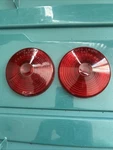 Vintage Taillight Red Lens Auto Lamp 567 SAE-I-STP-67 Pair Used. Price: $10.00.