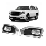 For Gmc Yukon Xl 2015-2020 Bumper Fog Lights Bezel Driving Lamps W/bulbs New. Price: $55.50.