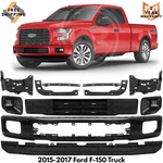 Front Bumper Face Bar Kit With Brackets Set 2015-2017 Ford F-150 New. Price: $585.00.