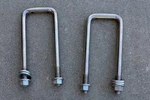 05-23 Toyota Tacoma Rear U-bolt Set 16-23 Tundra Leaf Spring Suspension Two Used. Price: $39.00.