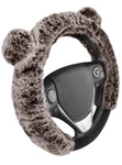 Bdk Bear Fur Ears Steering Wheel Cover Universal Fit Cute Warm Wool 15 Inch New. Price: $21.50.