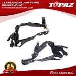Left & Right Pair Headlight Lamp Frame Support Mount For Mercedes-benz W204 C250 New. Price: $140.35.