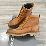 Ecco Men's Jamestown Boot Amber Leather Size Eu 41 Us 7-7.5 New With Box. Price: $90.00.