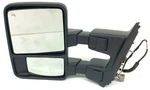 13-16 Ford Super Duty Power Heated Black Trailer Tow Driver Side View Mirror Oe New. Price: $447.20.