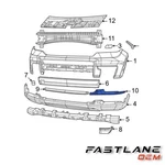 2021-2024 Jeep Grand Cherokee Front Right Bumper Trim New Oem 6UU0 2DX8 Aa. Price: $68.17.