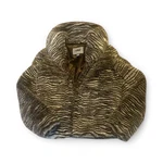 Abs Silver Label Faux Fur Zebra Print Jacket Coat Cropped Xs Pre-owned. Price: $50.00.