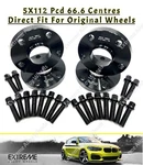 Alloy Wheel Spacers 15MM Black Bolts For Audi A4 B8 B9 + A5 A6 C7 C8 66.6 New. Price: $121.98.