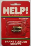 Motormite 13901 Brake Bleeder Screw(s) 3/8"-24 X 1.170" Pack Of New. Price: $5.99.
