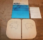 1981 1982 Mercury Capri Nos Lh+rh Black Magic Cat Head Fender Decal Transfers New. Price: $199.00.