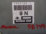 Engine Ecm Electronic Control Module Below Center Dash Fits 99 Sentra 120824 Used. Price: $115.49.