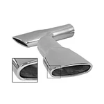 Scott Drake D0ZZ-5255-A Concours Exhaust Tips Pair 1970 Ford Mustang Used. Price: $119.99.