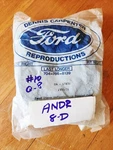 Dennis Carpenter 0A-17832 Ford 1950-51 Rear Stone Deflector- Bumper Rubber Seal New. Price: $15.00.