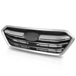 Fit For 2018-2019 Subaru Outback Front Bumper Upper Grille Black Silver New. Price: $61.90.