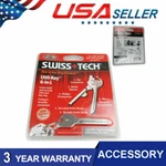 New Swiss Tech 6 1 Utili-key Pocket Tool Keyring Stainless Steel Screwdrive. Price: $13.32.