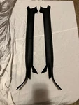 New 1971-1973 Ford Mustang Coupe Only Interior Pillar Trim Black Rare Nice !!. Price: $299.00.