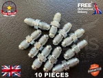 10X Brake Pipe Joiners Connector 10MM 1MM 2 Way Inline Male For 3/16" Ems New. Price: $12.03.