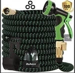 100FT Stronger Expandable Garden Hose Set 4-LAYER Latex Spray Nozzles New. Price: $24.99.