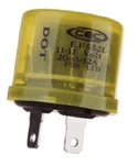 Electronic Led Turn Signal Flasher Relay EF552L, Round, 2-PRONG, 14 Amps New. Price: $7.49.