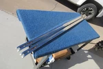 Ford Station Wagon Roof Rack Strips Stands 1960 1961 1962 1963 Falcon Squire Used. Price: $188.00.